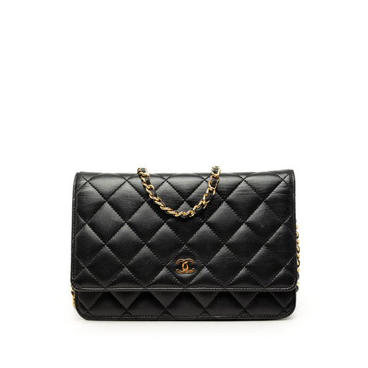 CC Quilted Lambskin Wallet On Chain - Image 1