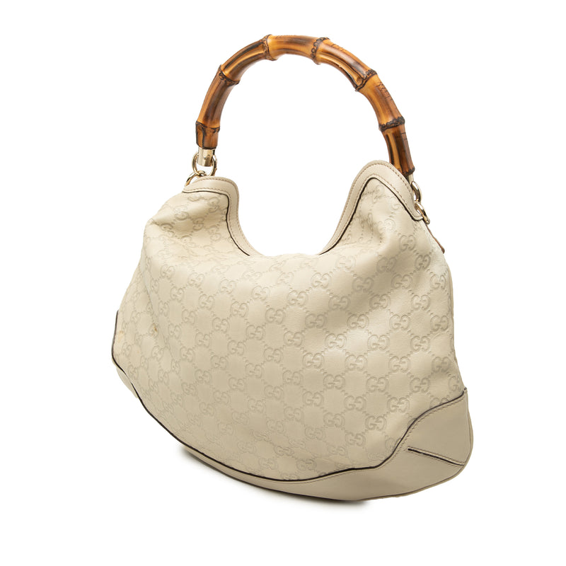 Guccissima Bamboo Peggy Satchel - Image 2
