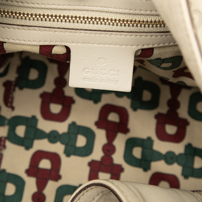 Guccissima Bamboo Peggy Satchel - Image 5