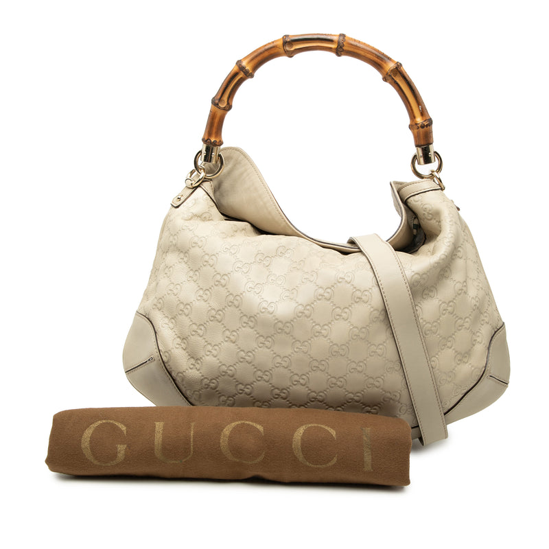 Guccissima Bamboo Peggy Satchel - Image 7