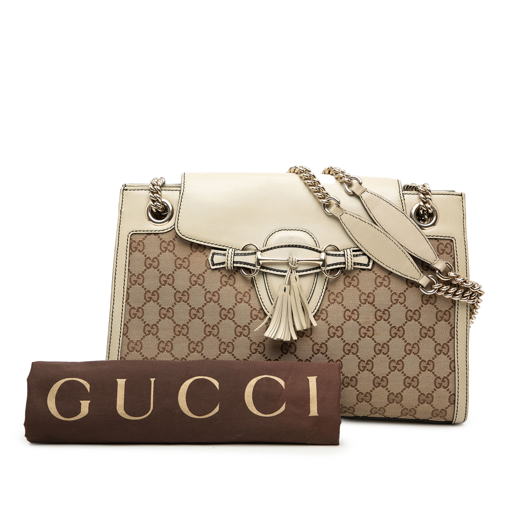 Large GG Canvas Emily Shoulder Bag - Image 8