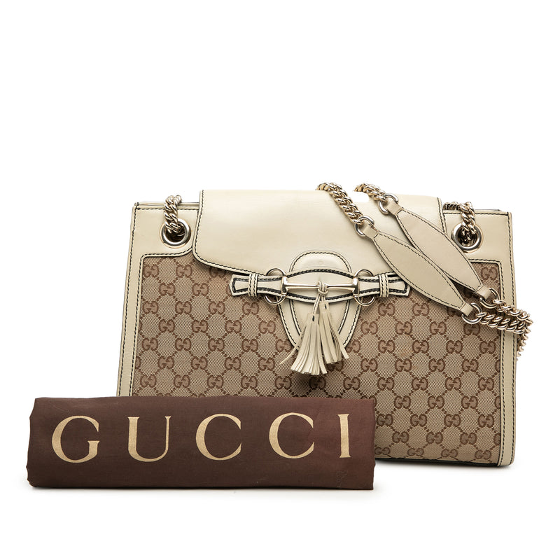 Large GG Canvas Emily Shoulder Bag - Image 8