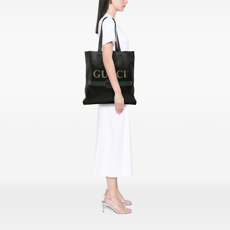 Calfskin Logo Tote - Image 6