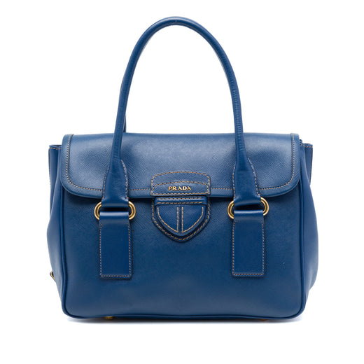 Saffiano Lux Pattina Satchel - Image 1