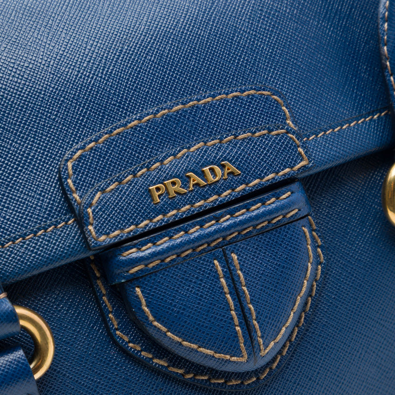 Saffiano Lux Pattina Satchel - Image 5