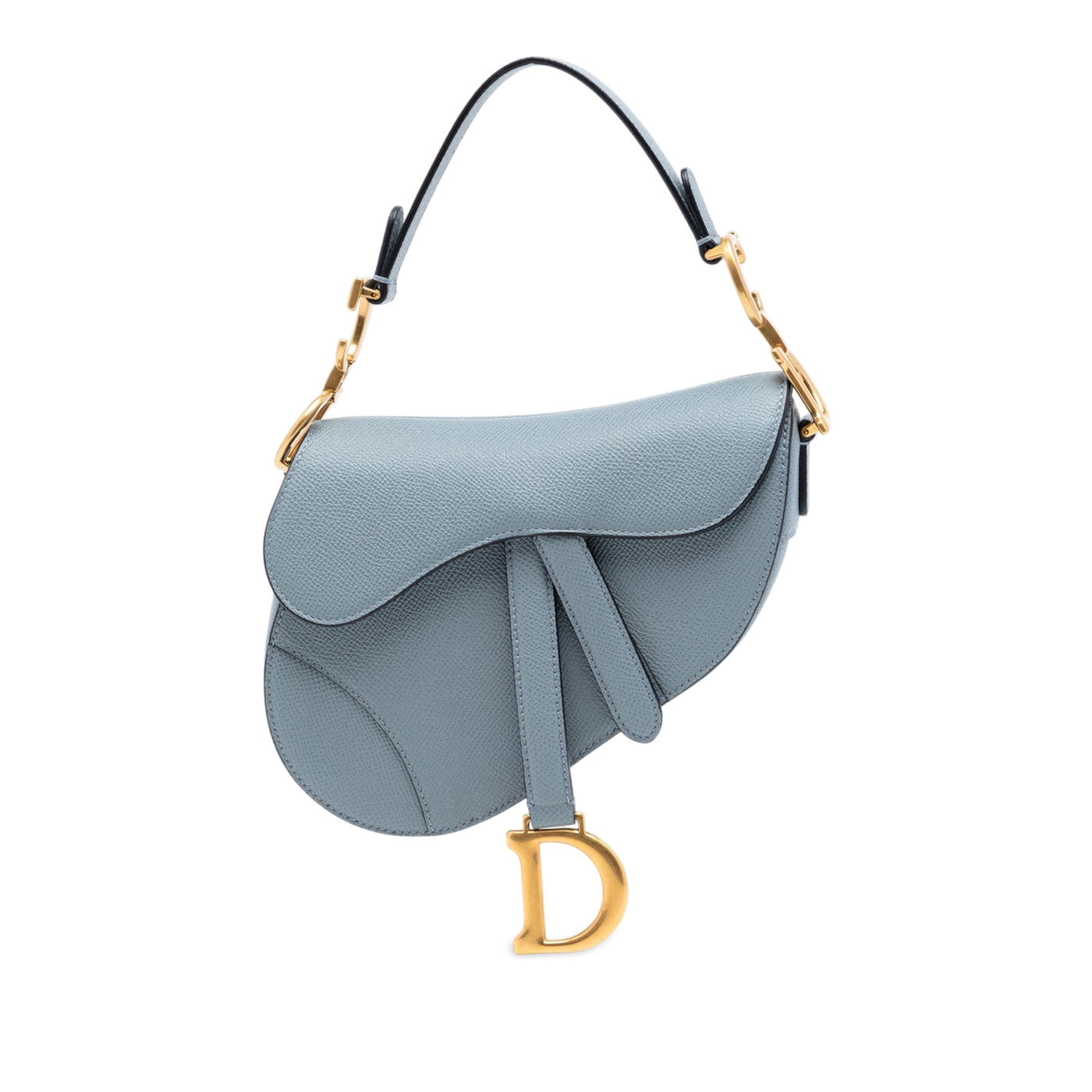 Grained Calfskin Saddle Bag - Image 1