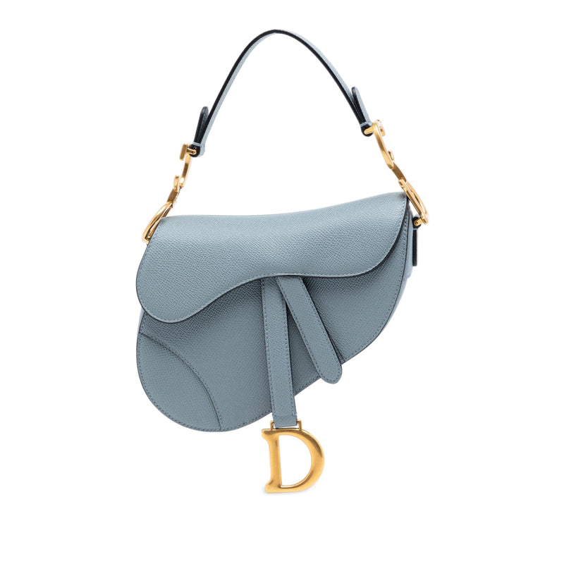Grained Calfskin Saddle Bag