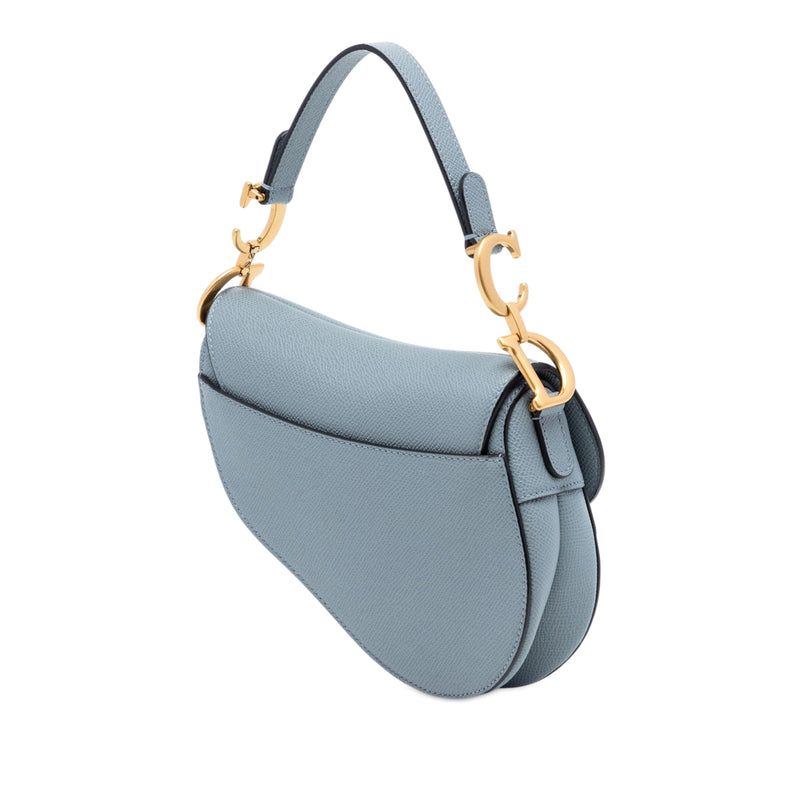 Grained Calfskin Saddle Bag - Image 2