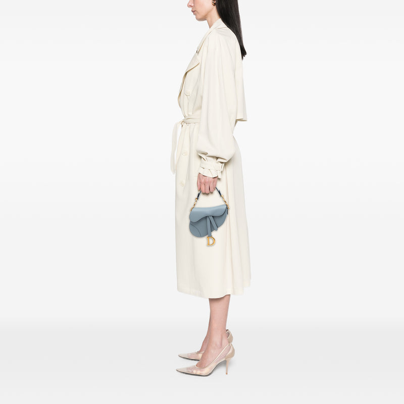 Grained Calfskin Saddle Bag - Image 6