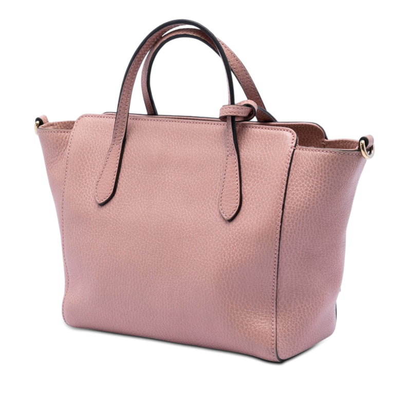 Mini Leather Swing Satchel - Image 2