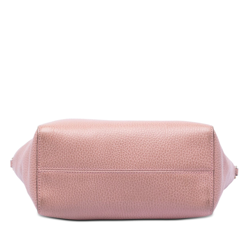 Mini Leather Swing Satchel - Image 3