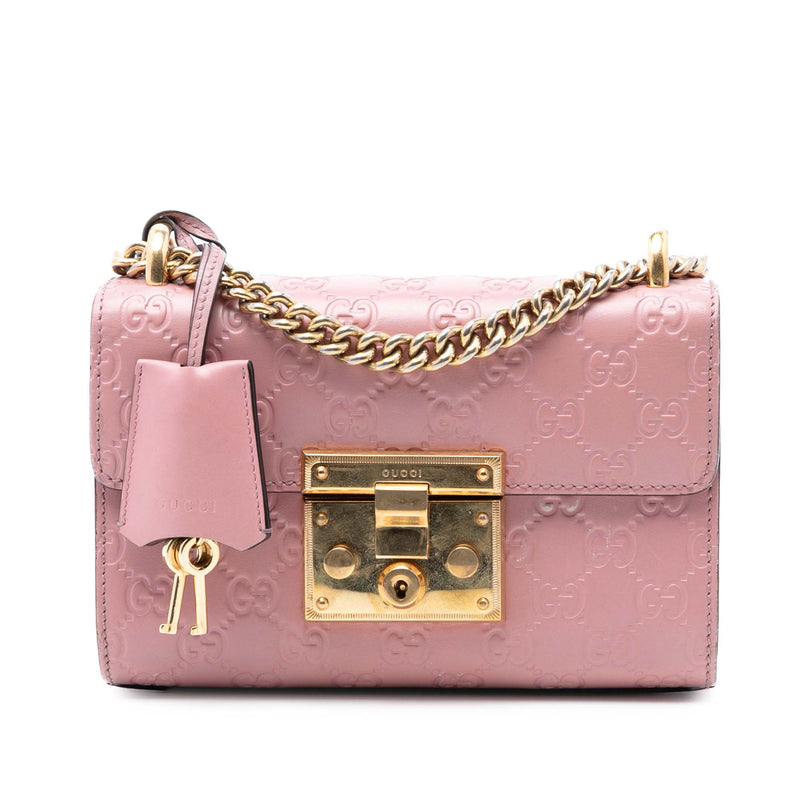 Small Guccissima Padlock Crossbody