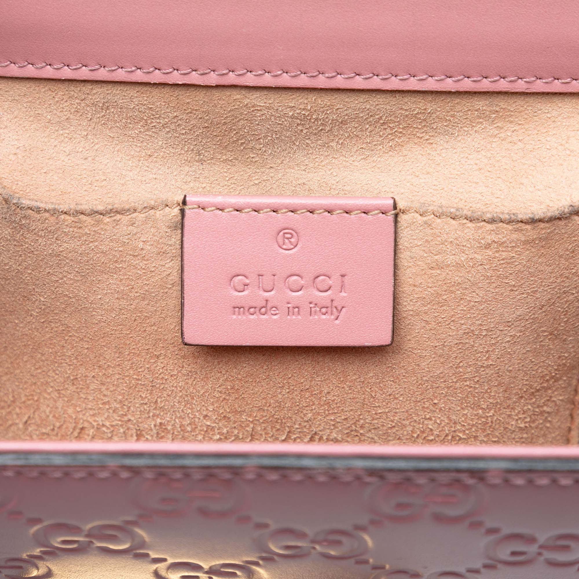 Small Guccissima Padlock Crossbody - Image 6