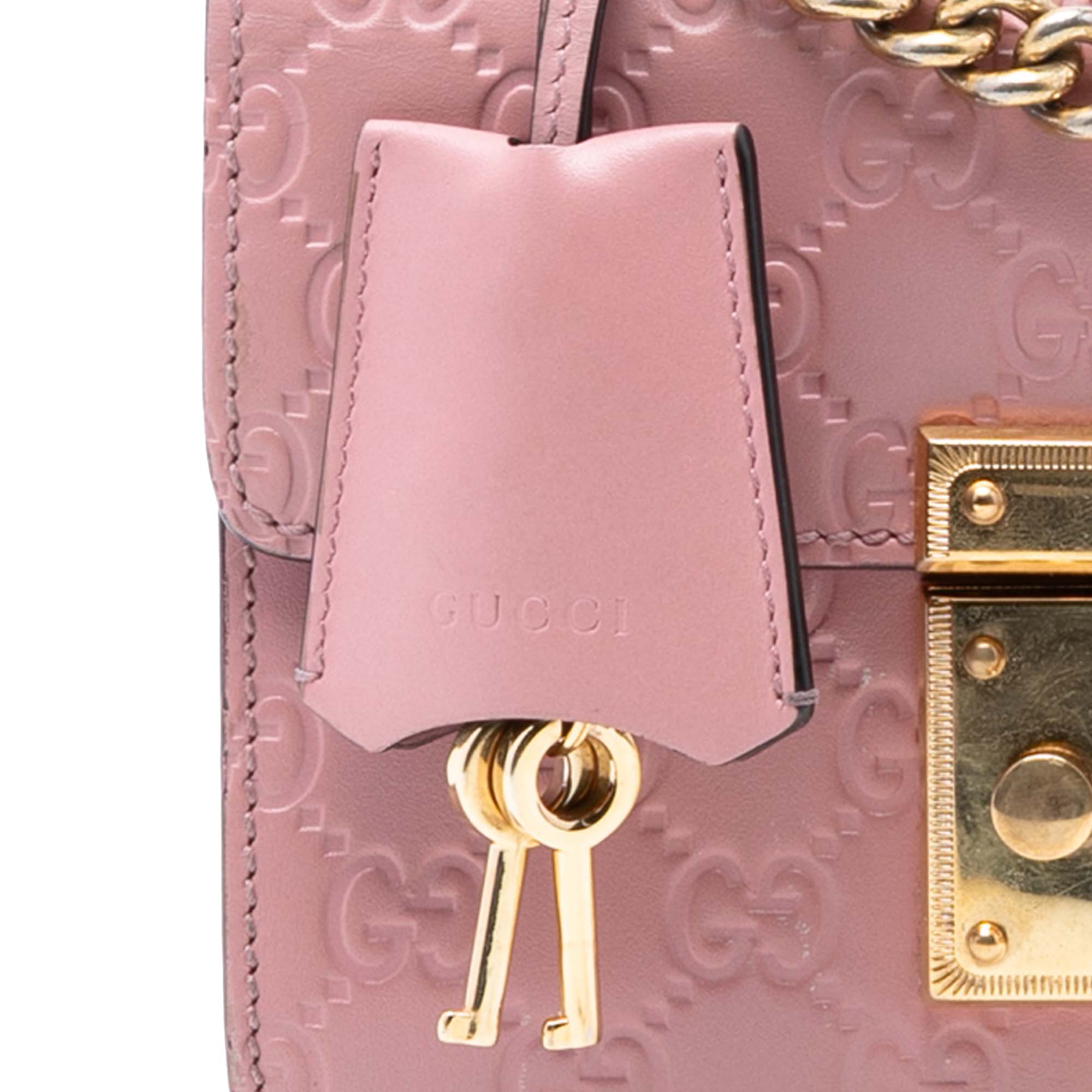 Small Guccissima Padlock Crossbody - Image 8