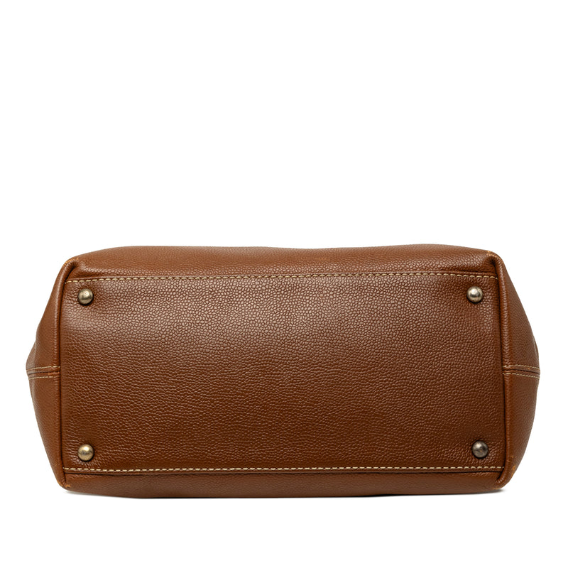 CC Caviar Turnlock Tote - Image 3