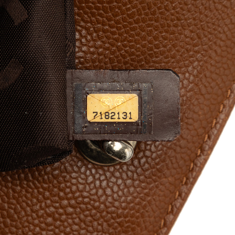 CC Caviar Turnlock Tote - Image 6