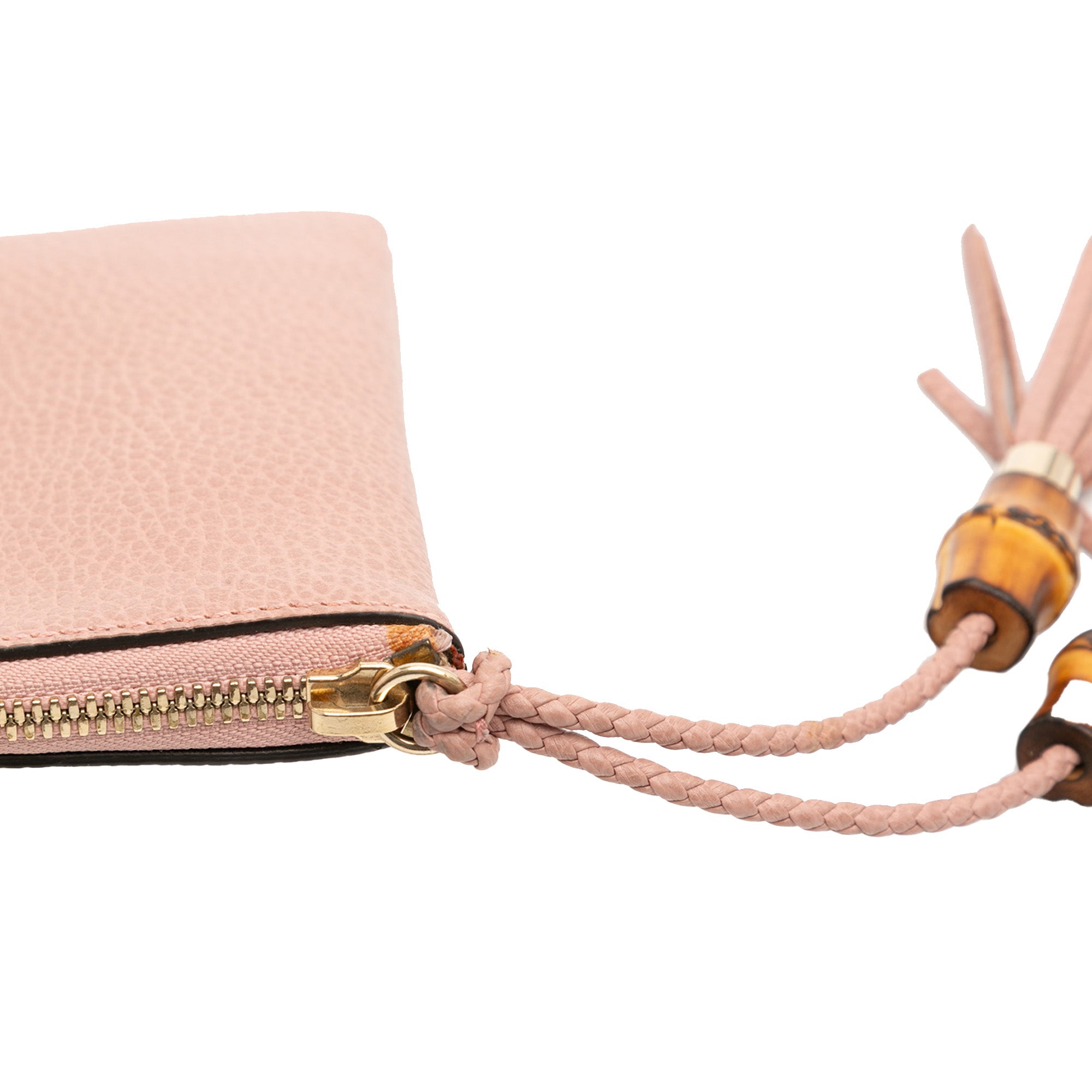 Calfskin Bamboo Clutch - Image 7