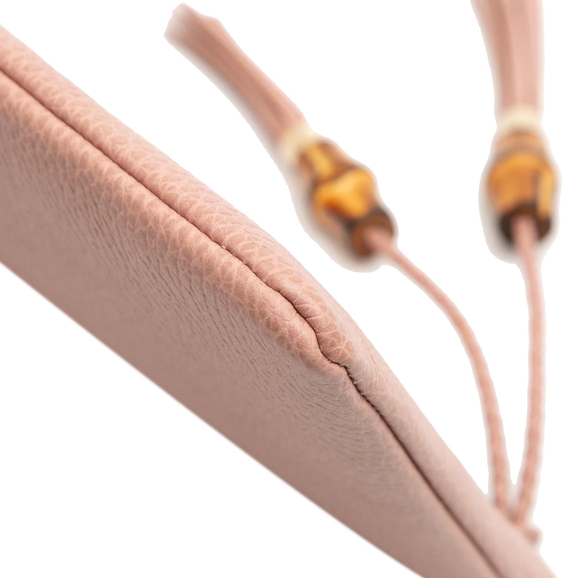 Calfskin Bamboo Clutch - Image 9