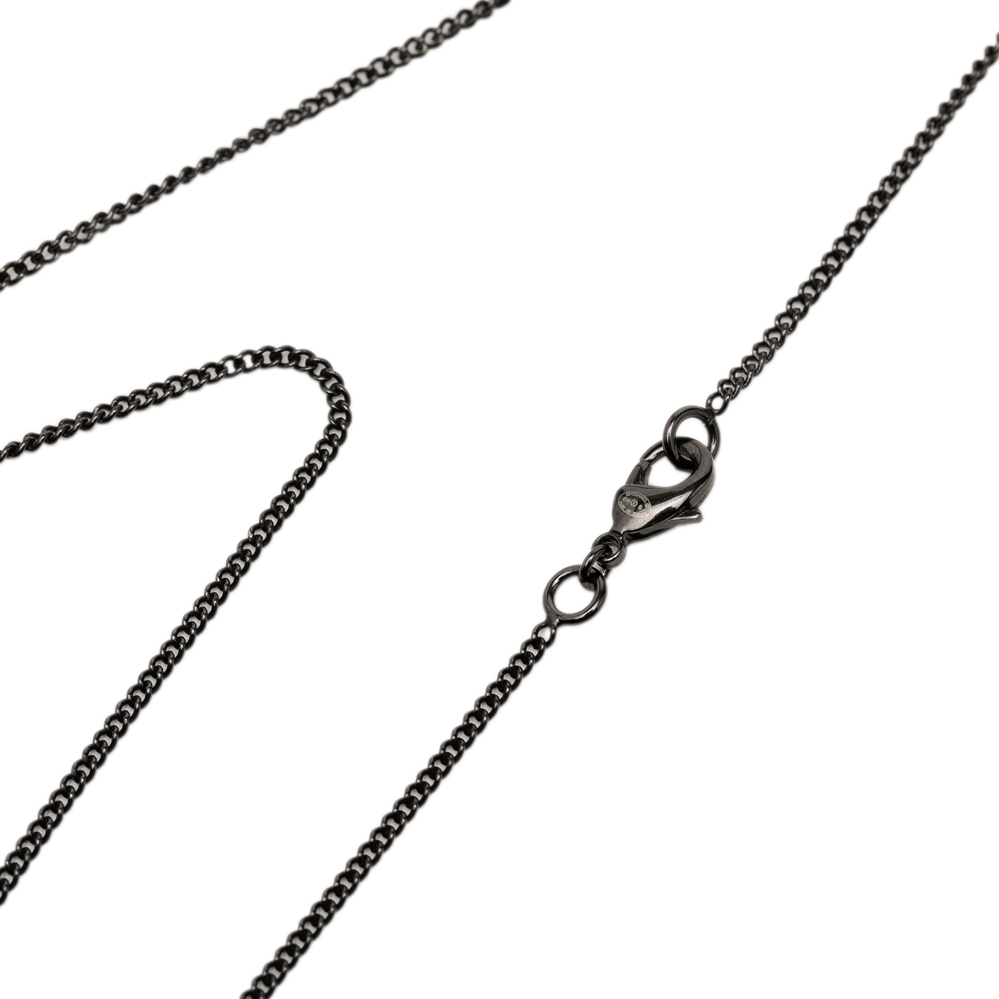 CC Brass Faux Pearl and Bead Drop Pendant Necklace - Image 4