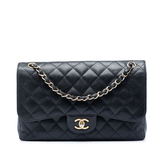 Jumbo Classic Caviar Double Flap - Image 1