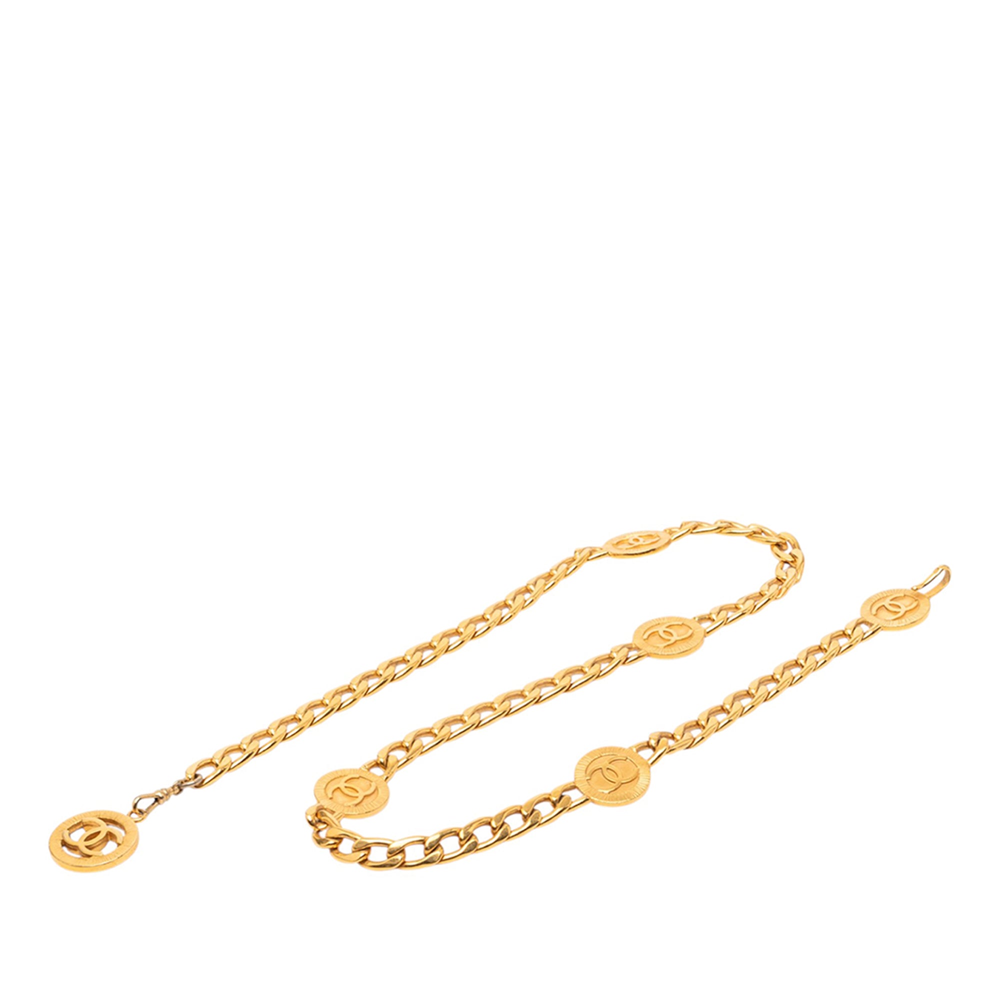 CC Gold Plated Chain Link Station Belt - Image 1