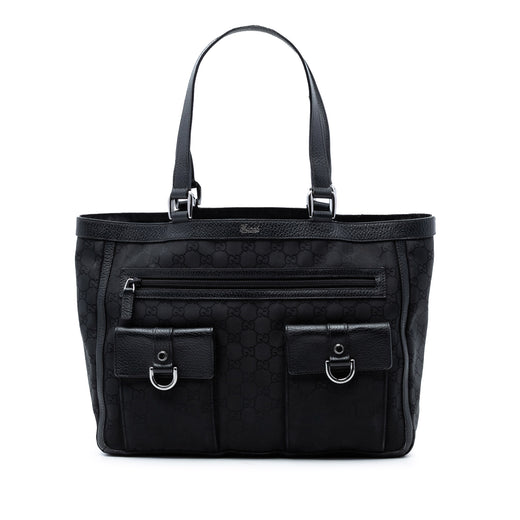 GG Nylon Abbey D Ring Pocket Tote - Image 1