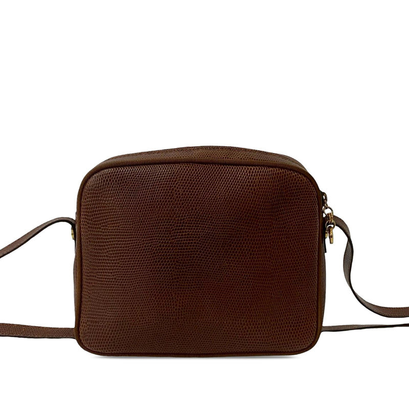 Lizard Embossed Leather Vara Crossbody - Image 2