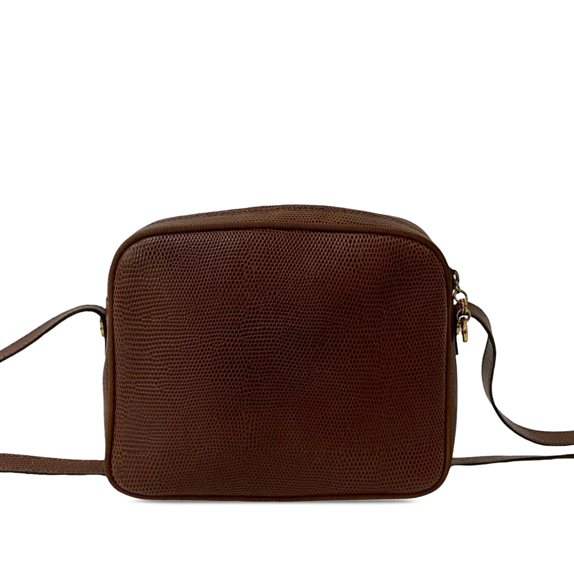 Lizard Embossed Leather Vara Crossbody - Image 2