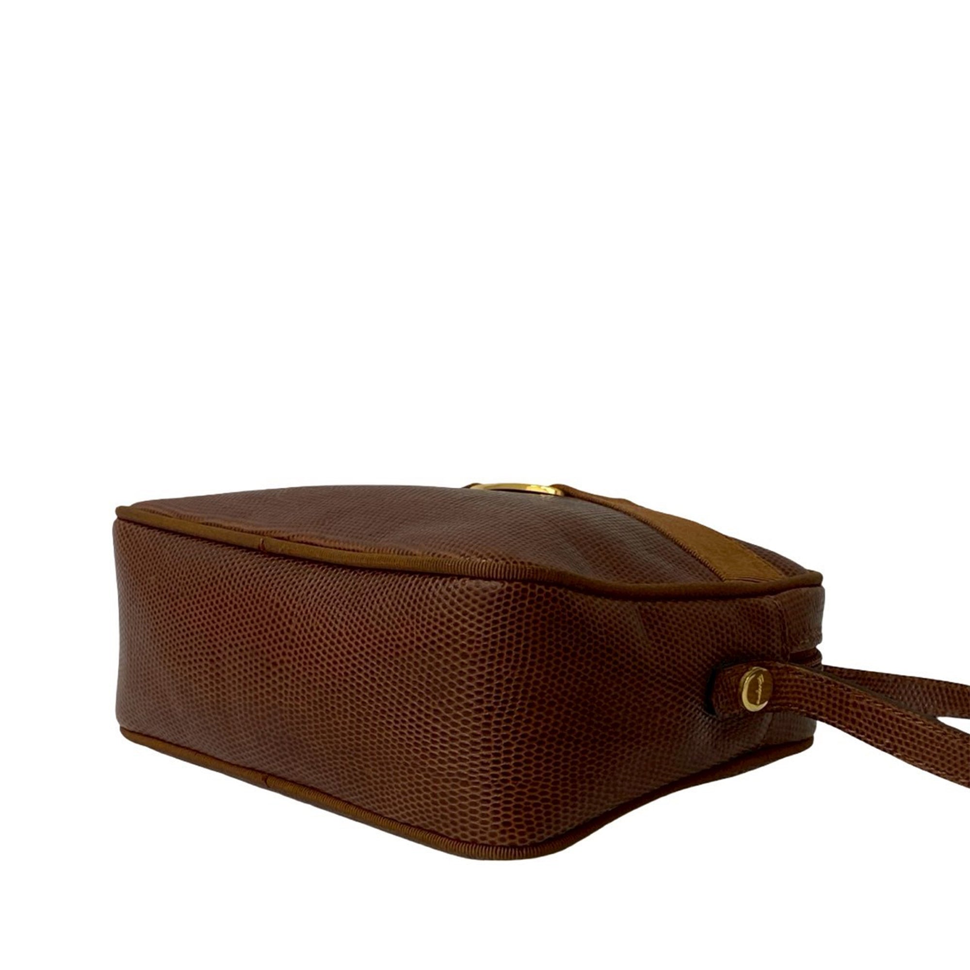 Lizard Embossed Leather Vara Crossbody - Image 3