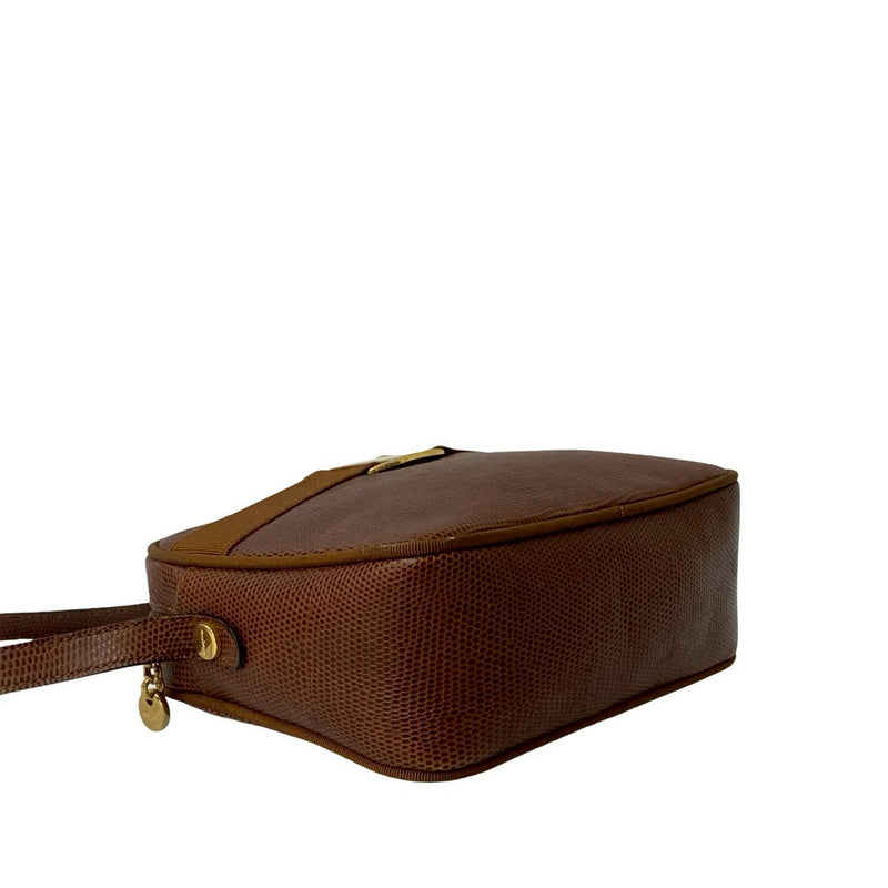 Lizard Embossed Leather Vara Crossbody - Image 6