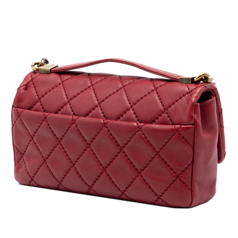 Medium Stitched Calfskin Urban Day Flap - Image 2