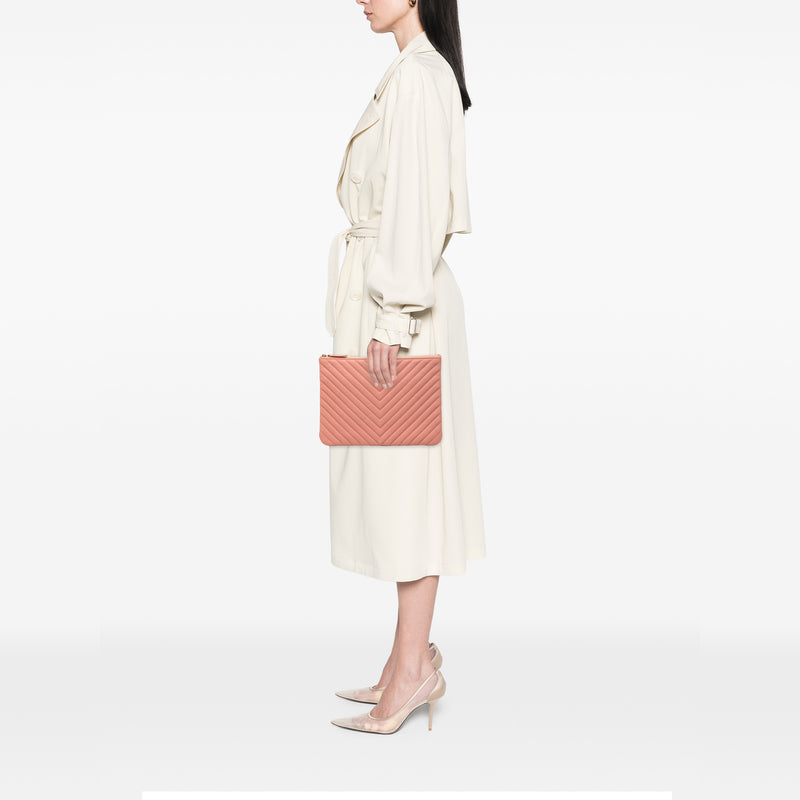 Medium CC Chevron Caviar O Case Clutch - Image 7