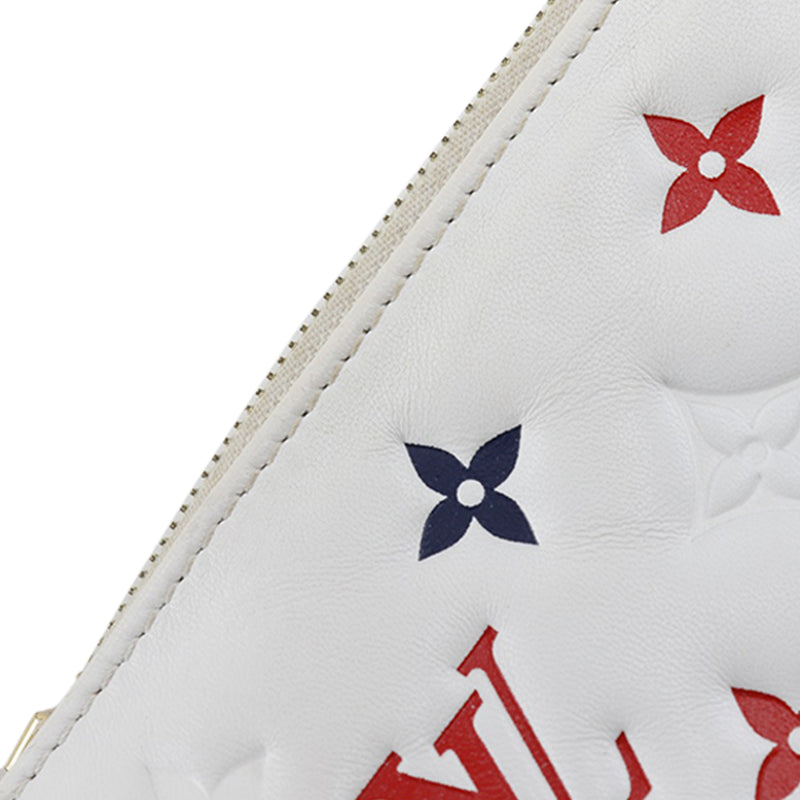 Tricolor Monogram Embossed Puffy Lambskin Coussin PM - Image 19