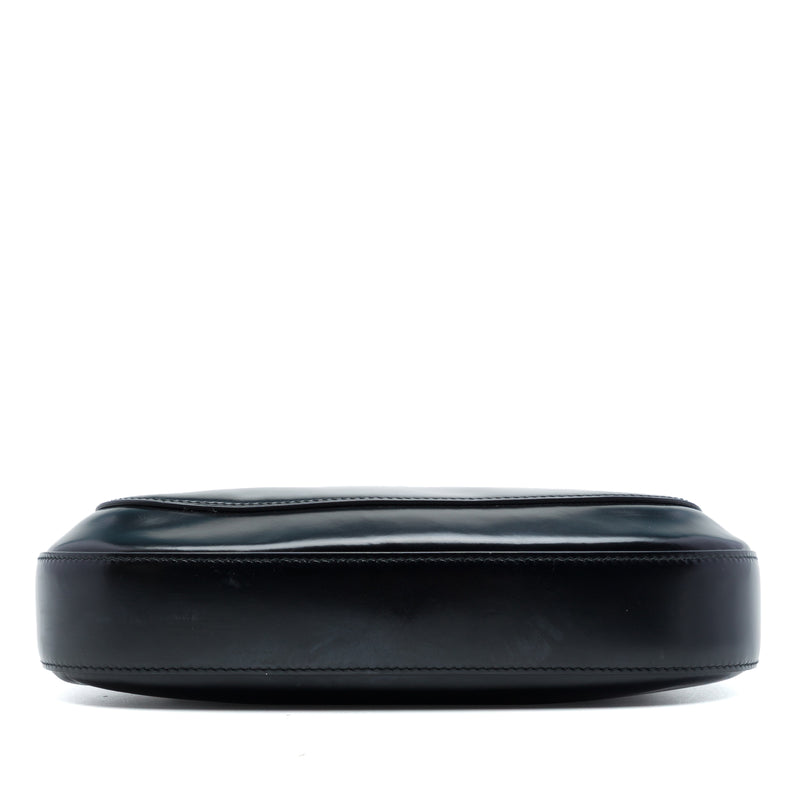 Spazzolato Leather Cleo Flap Shoulder Bag - Image 3