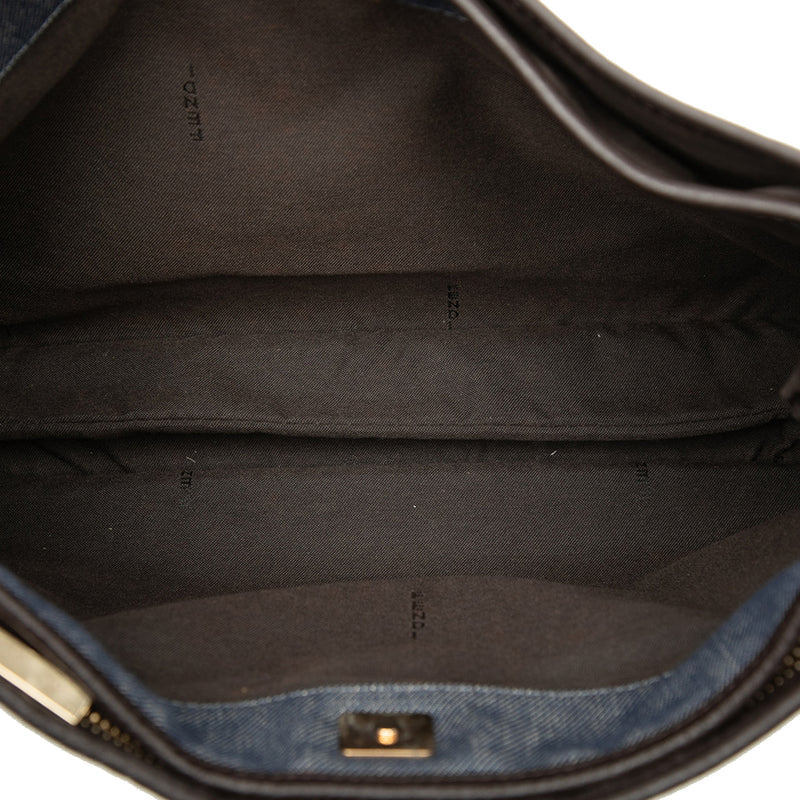 Denim Pochette Crossbody - Image 4