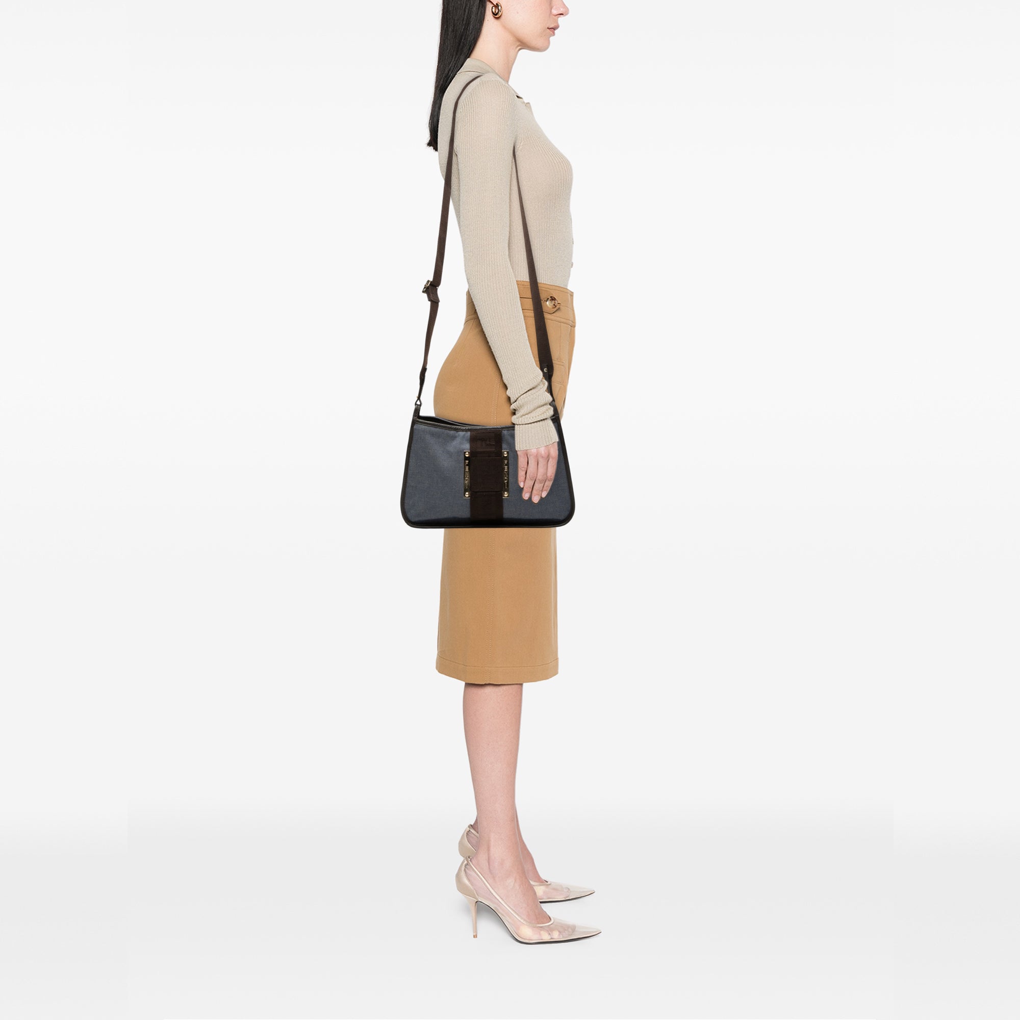 Denim Pochette Crossbody - Image 8