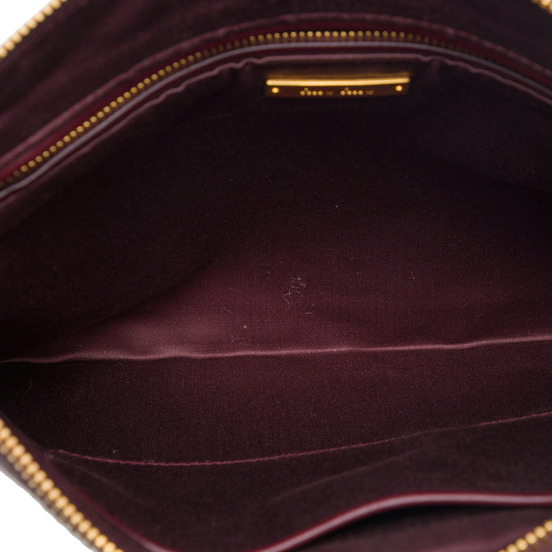 Studded Leather Zip Clutch - Image 4