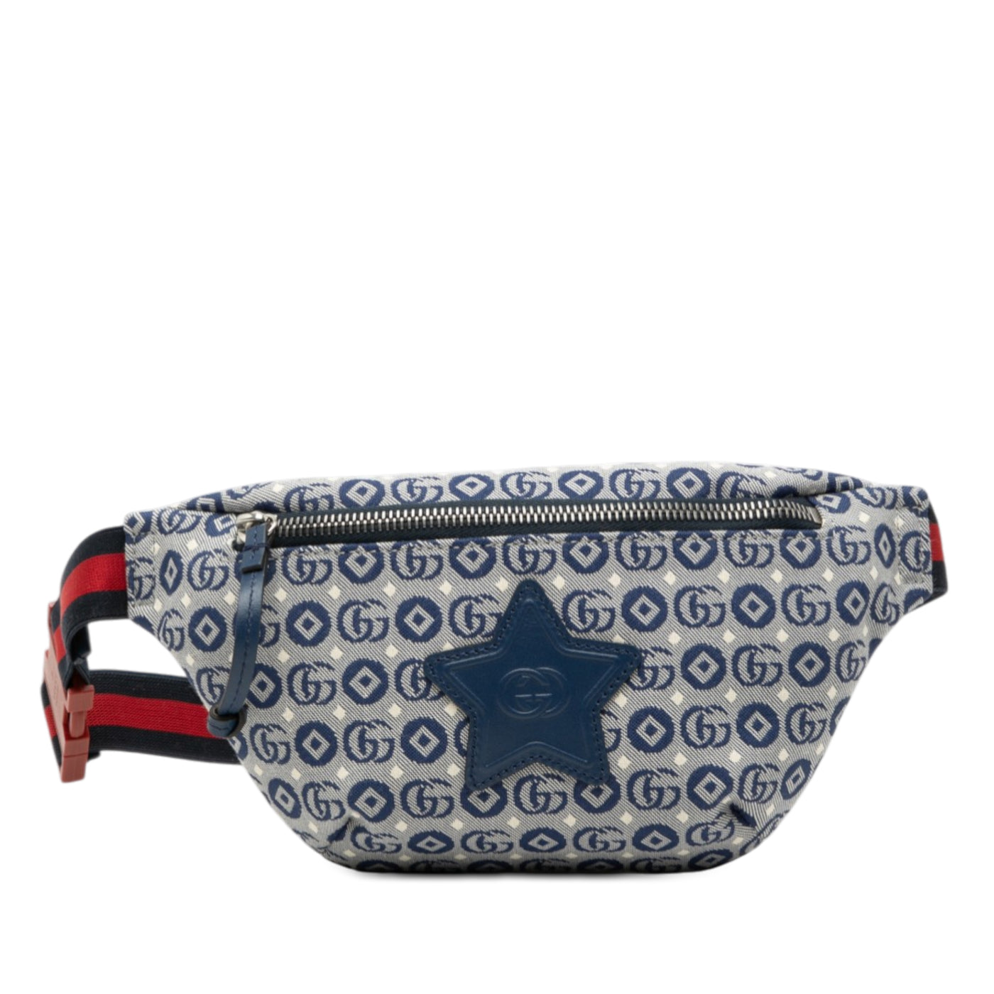 Kids GG Canvas Star Web Belt Bag - Image 1
