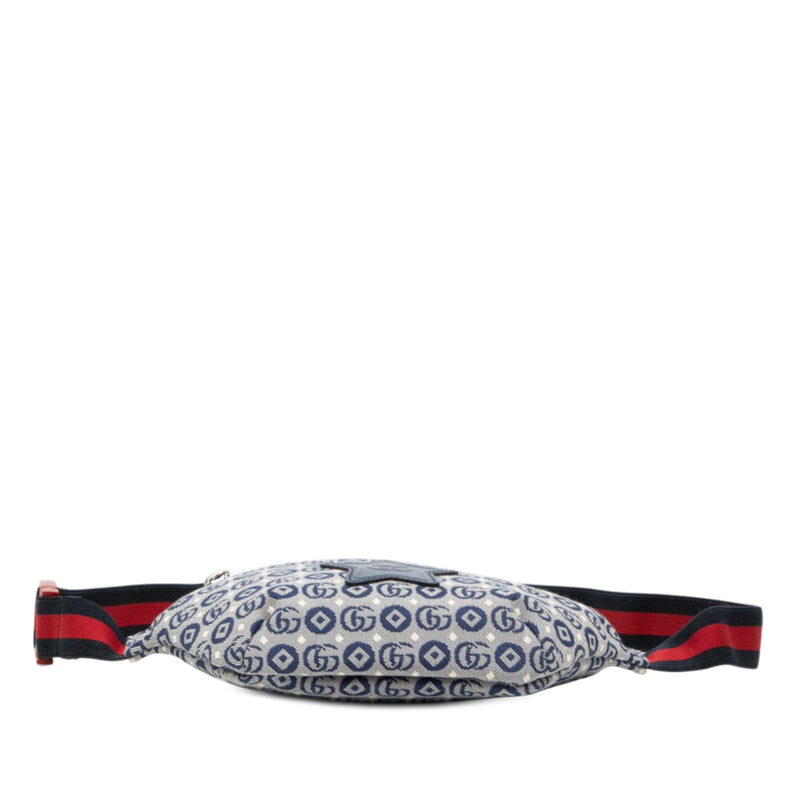 Kids GG Canvas Star Web Belt Bag - Image 3