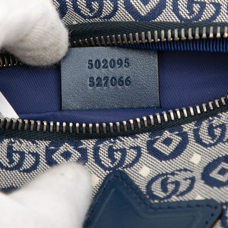 Kids GG Canvas Star Web Belt Bag - Image 6