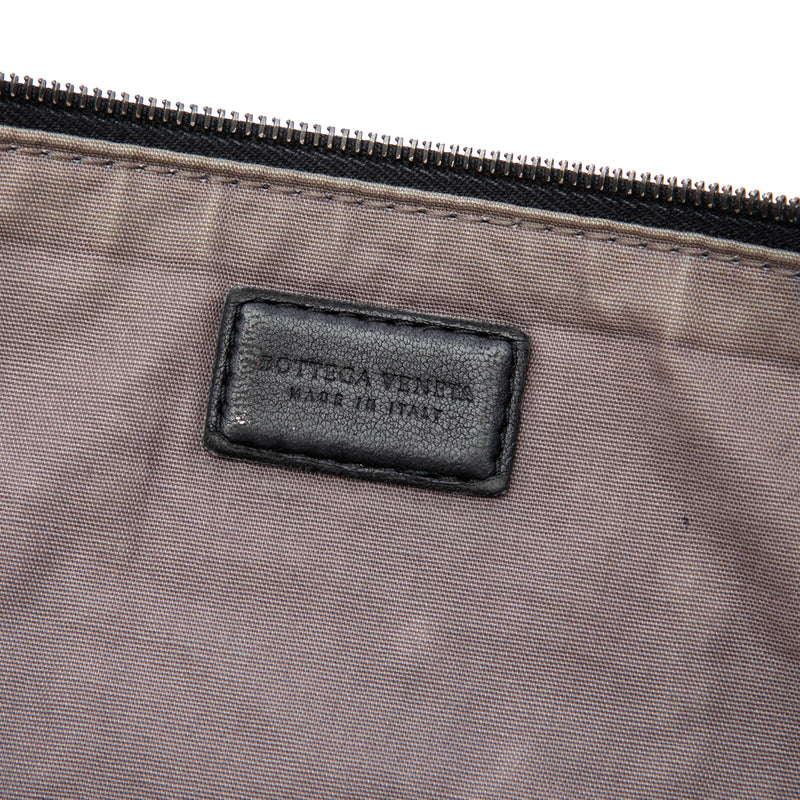Intrecciato Trimmed Leather Clutch - Image 5