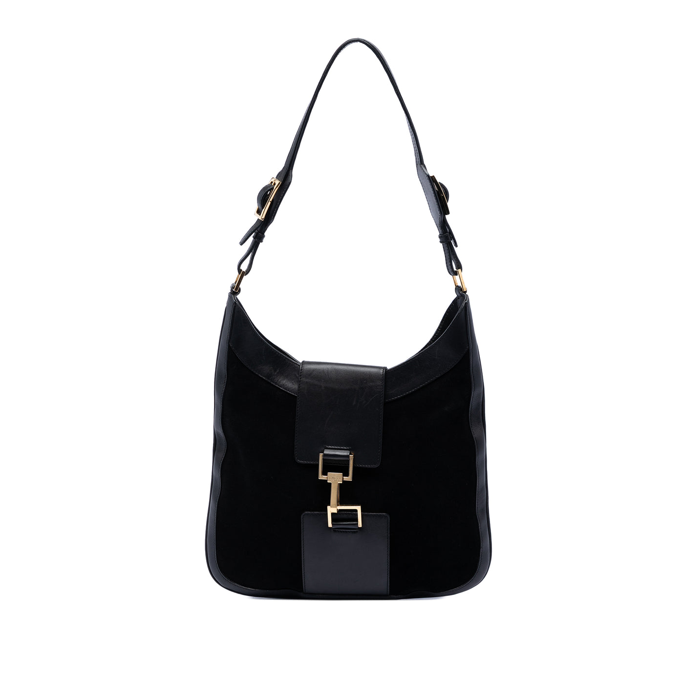 Suede Jackie Shoulder Bag - Image 1