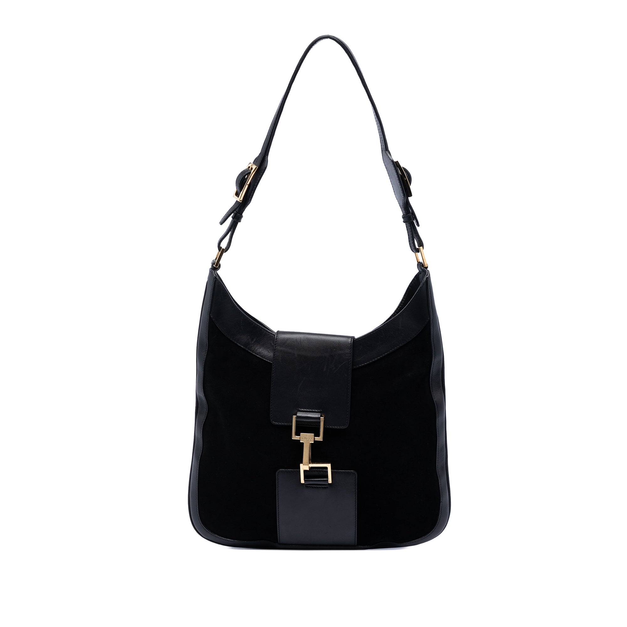 Suede Jackie Shoulder Bag - Image 1