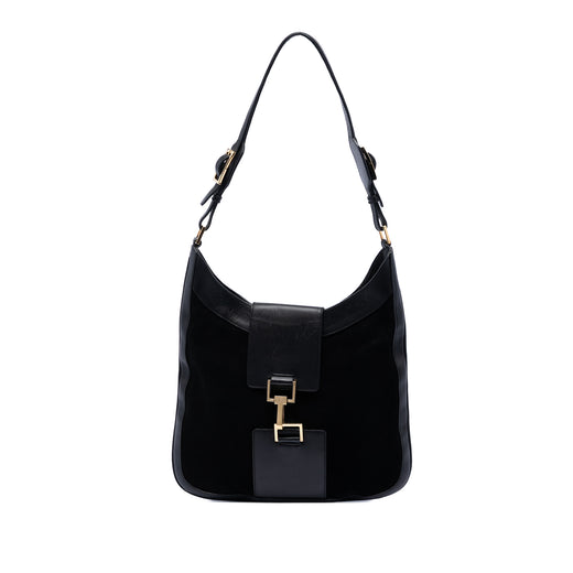 Suede Jackie Shoulder Bag - Image 1
