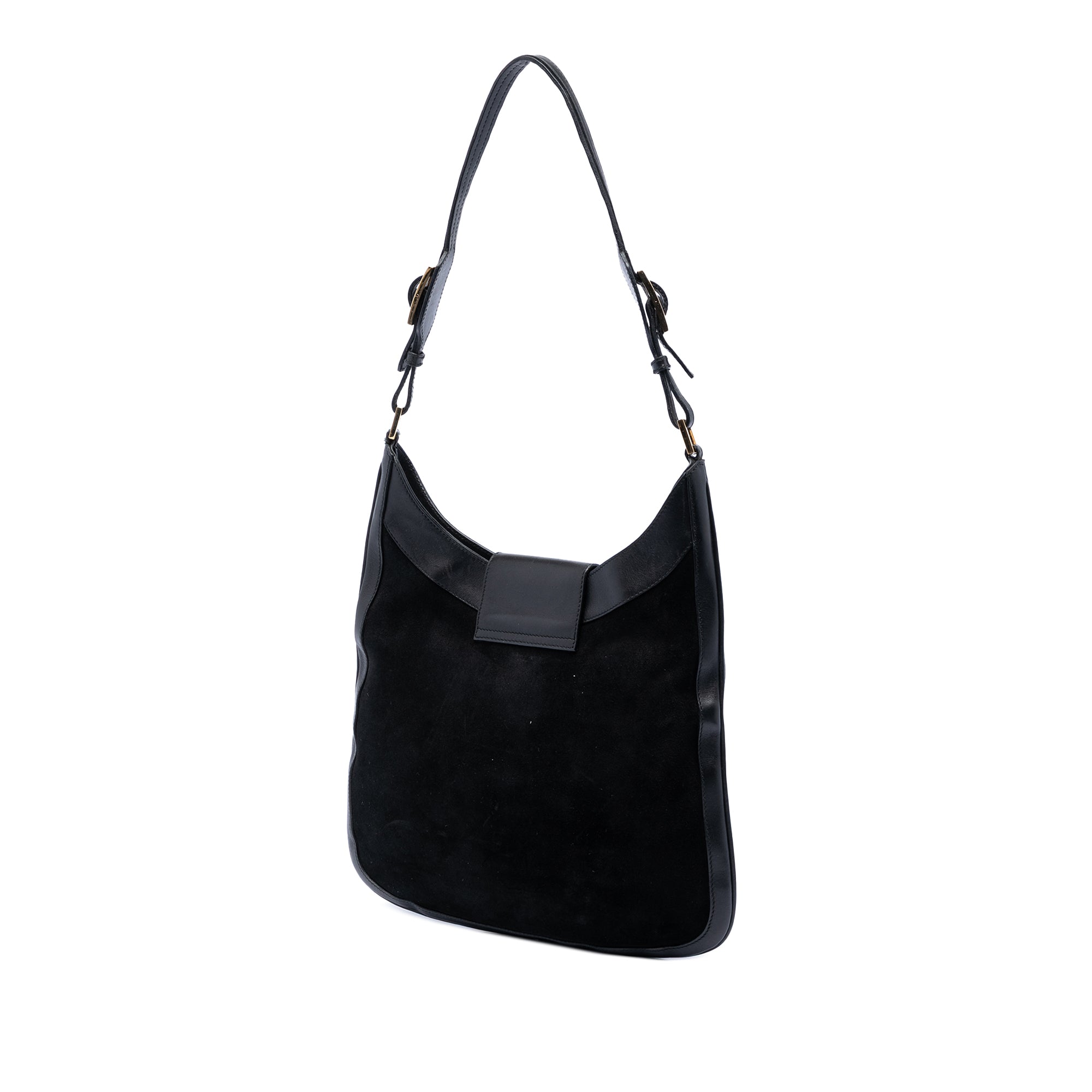 Suede Jackie Shoulder Bag - Image 2