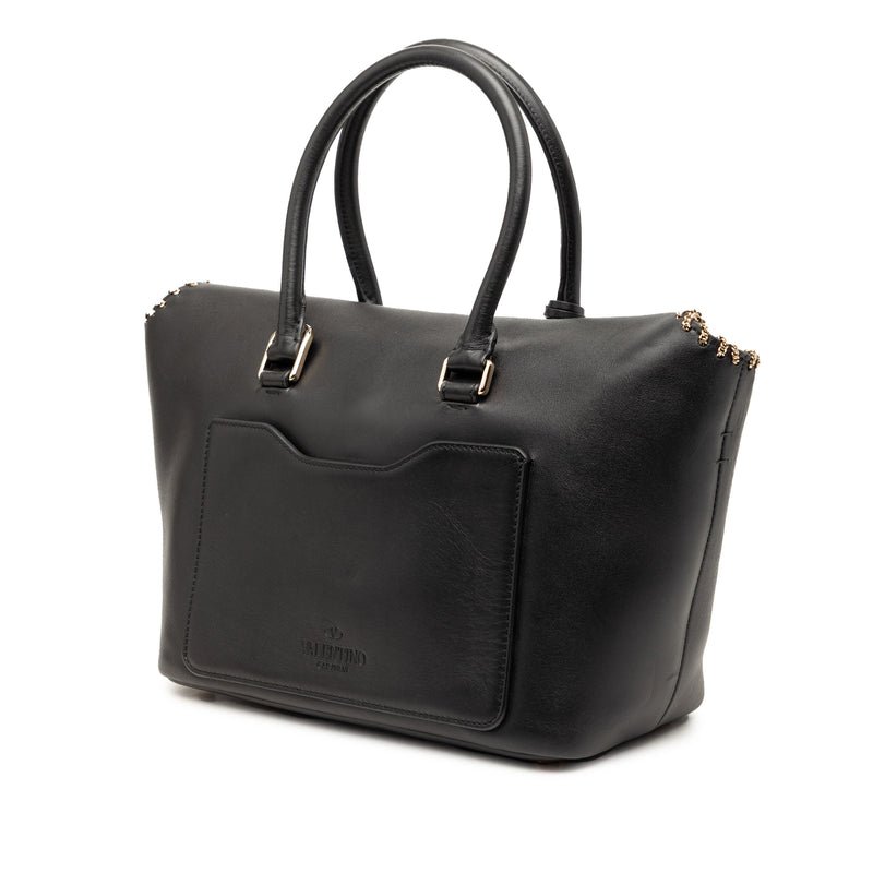 Leather Demilune Whipstitch Satchel - Image 2