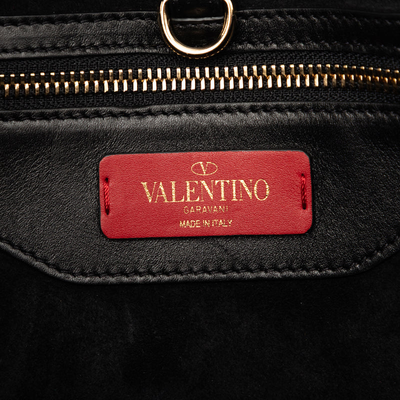 Leather Demilune Whipstitch Satchel - Image 5