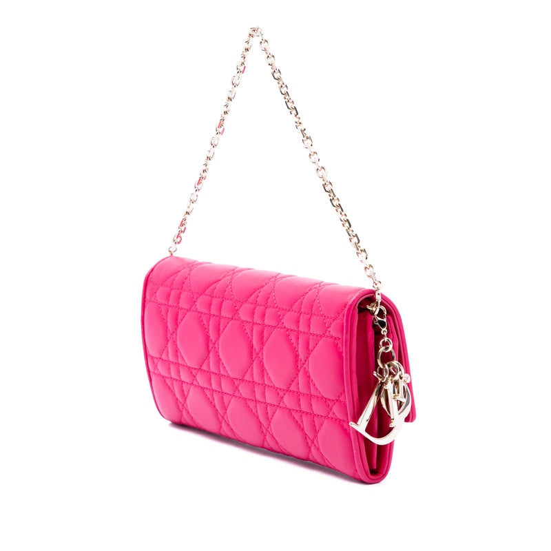 Lambskin Cannage Lady Dior Wallet On Chain - Image 2
