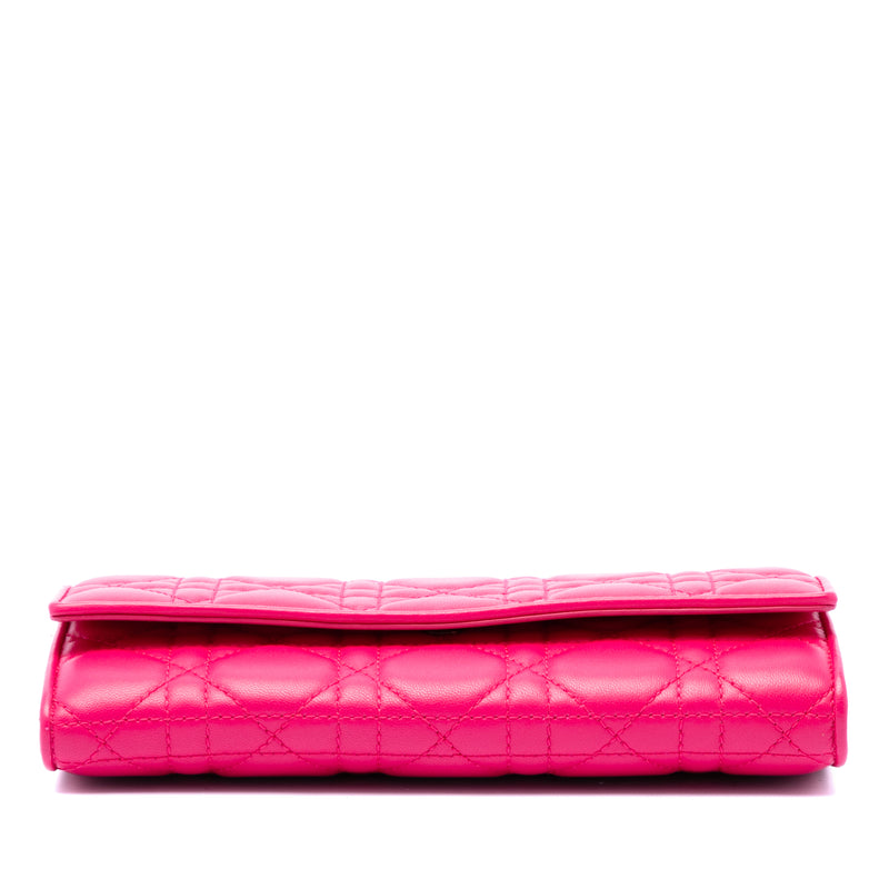 Lambskin Cannage Lady Dior Wallet On Chain - Image 3