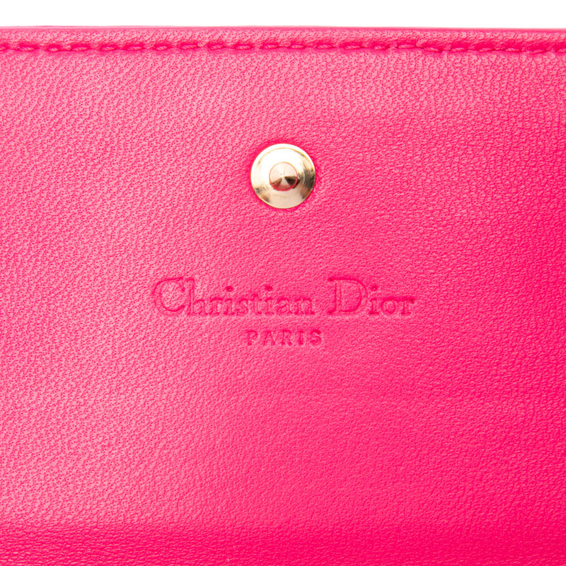 Lambskin Cannage Lady Dior Wallet On Chain - Image 5